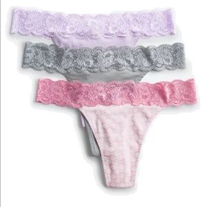 COSABELLA Hannah Plus Size Thongs 3-Pack